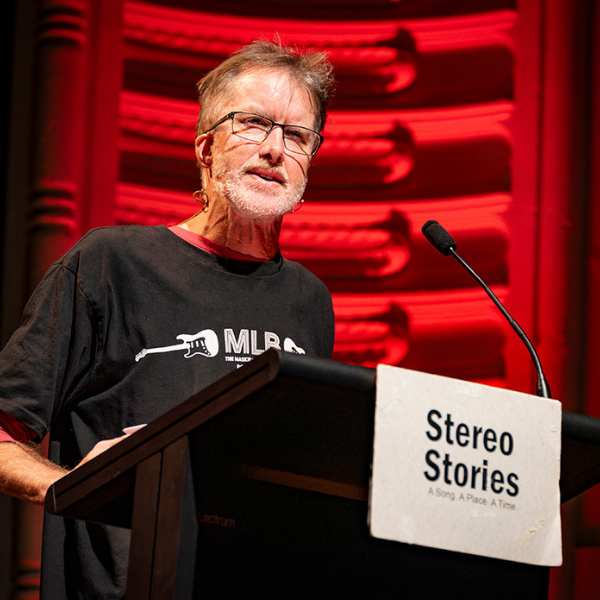 Headshot of Vin Maskell, Director of Stereo Stories in concert